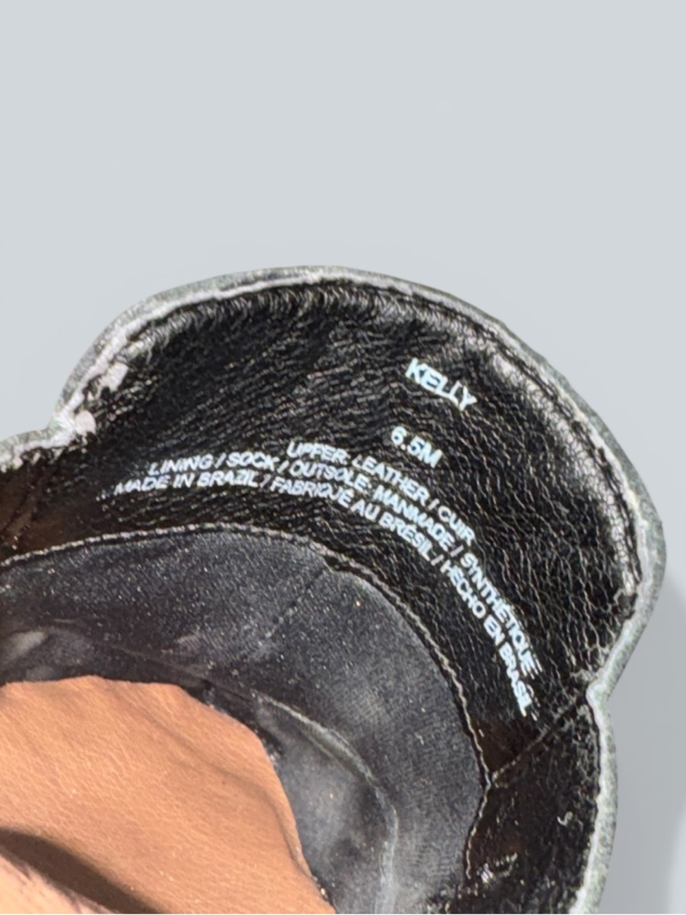 Anthropologie Kelly black leather platform mule loafers - Picture 7 of 7